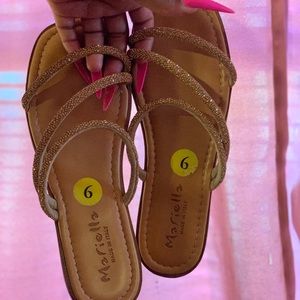 Mariella Gold Sandal